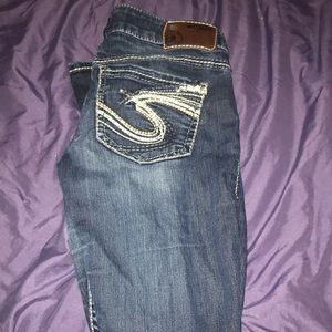 Silver jeans size 25 miss me jeans size 25